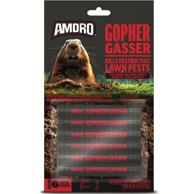 Amdro Gopher Gasser Outdoor Gopher Remover, 6-Pack