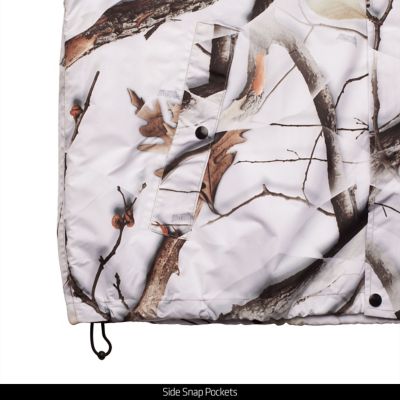 Image showing 3 th Huntworth Men's Ackley Lightweight Waterproof Snow Camo Hunting Jacket