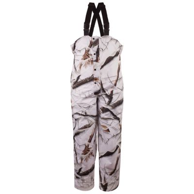 Huntworth Men's Waterproof Ackley Lightweight Snow Camo Hunting Bib Overalls