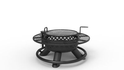 BIG HORN 47 in. Ranch Wood-Burning Fire Pit