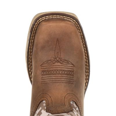 Image showing  Unisex Kids' Desert Brown and Camo Lil Rebel Boots