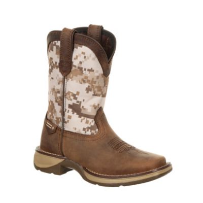 Durango Unisex Kids' Desert Brown and Camo Lil Rebel Boots