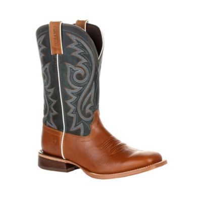 Image showing  Men's Arena Pro Full-Grain Leather Square Toe Western Boots