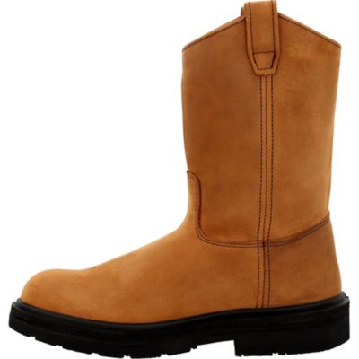 Image showing 4 th Georgia Boot Men's Steel Toe Static Dissipative Work Pull-On Boots, 11 in.