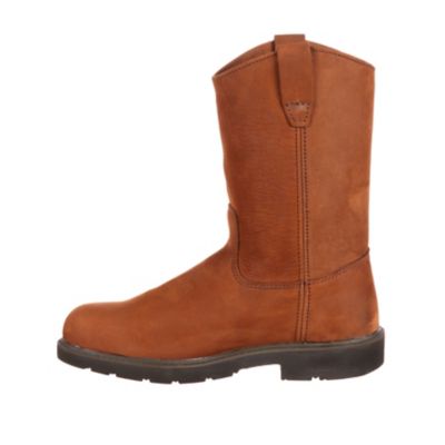 Image showing 6 th Georgia Boot Men's Steel Toe Static Dissipative Work Pull-On Boots, 11 in.