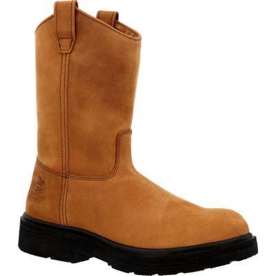 Image showing 0 th Georgia Boot Men's Steel Toe Static Dissipative Work Pull-On Boots, 11 in.