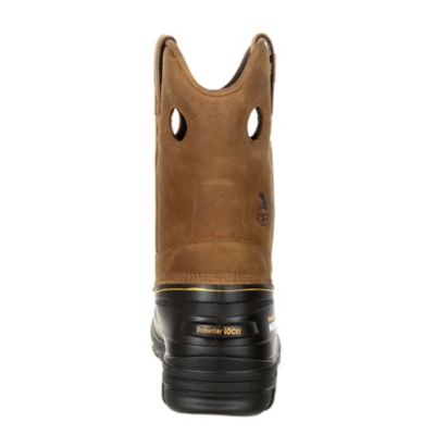 Image showing 5 th Georgia Boot Men's Muddog Composite Toe Waterproof Wellington Work Boots