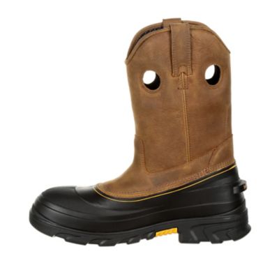 Image showing 6 th Georgia Boot Men's Muddog Composite Toe Waterproof Wellington Work Boots