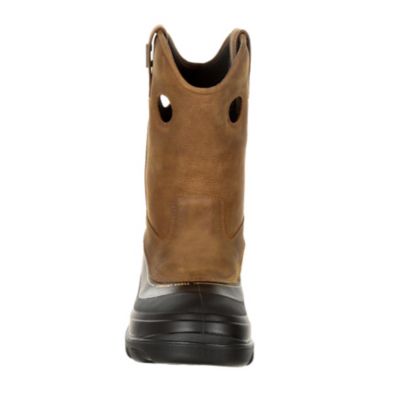 Image showing 3 th Georgia Boot Men's Muddog Composite Toe Waterproof Wellington Work Boots