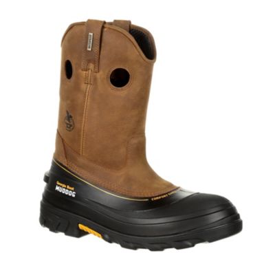 Georgia Boot Men's Muddog Composite Toe Waterproof Wellington Work Boots