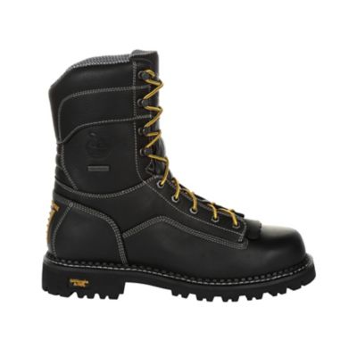 Image showing 4 th Georgia Boot Men's Amp LT Logger Composite Toe Waterproof Work Boots