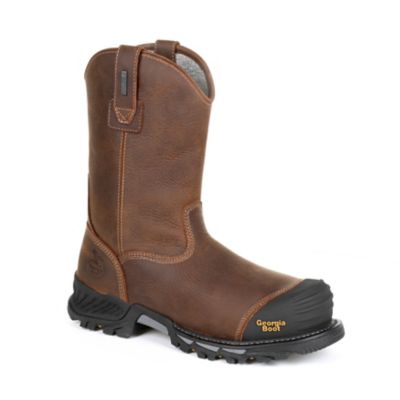 Image showing 0 th Georgia Boot Men's Rumbler Composite Toe Waterproof Pull-On Work Boots