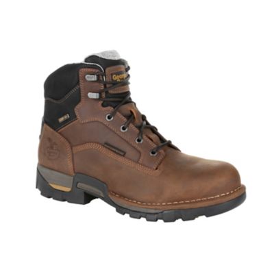 Image showing 0 th Georgia Boot Men's Eagle One Round Toe Waterproof Work Boots