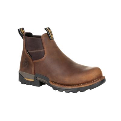 ubetalt sammenhængende Ambient Georgia Boot Men's Eagle One Waterproof Chelsea Work Boots at Tractor  Supply Co.