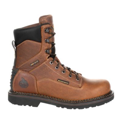 Image showing 4 th Georgia Boot Men's Soft Toe Giant Revamp Waterproof Lace-Up Work Boots