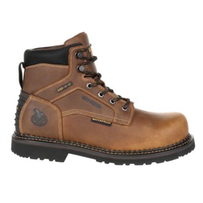 Image showing 4 th Georgia Boot Men's Steel Toe Revamp Internal Met-Guard Waterproof Work Boots