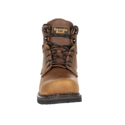 Image showing 3 th Georgia Boot Men's Steel Toe Revamp Internal Met-Guard Waterproof Work Boots