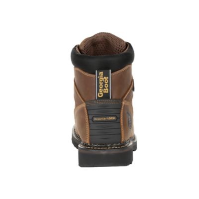 Image showing 5 th Georgia Boot Men's Steel Toe Revamp Internal Met-Guard Waterproof Work Boots