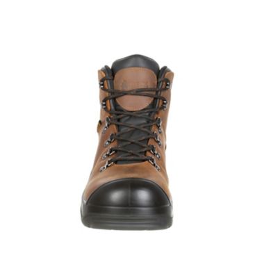 Image showing  WorkSmart Waterproof Composite Toe Work Boots, Brown