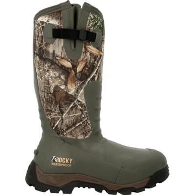 Image showing 6 th Rocky Men's Sport Pro Waterproof 1,200g Insulated Rubber Hunting Boots