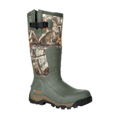 Rocky Men's Sport Pro Waterproof Rubber Outdoor Hunting Boots, 1-Pair