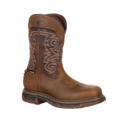 Rocky Men's Iron Skull Composite Toe Waterproof Western Boots