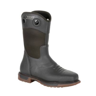 ladies steel toe rubber boots