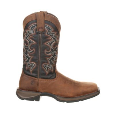 Image showing  Men's Rebel Pull-On Western Boots, Chocolate/Midnight