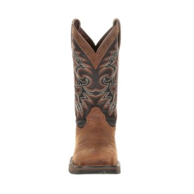 Image showing  Men's Rebel Pull-On Western Boots, Chocolate/Midnight
