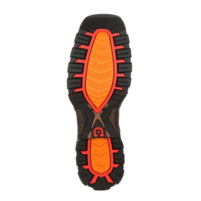 Image showing 5 th Durango Men's Maverick XP Waterproof Western Work Boots, Oiled Brown and Forest Green