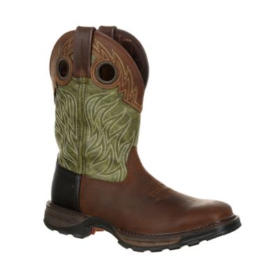 Durango Maverick XP Waterproof Western Work Boots, Oiled Brown and ...