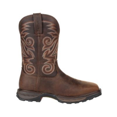 Image showing 5 th Durango Men's Maverick XP Steel Toe Waterproof Western Work Boots, Burly Brown