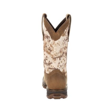 Image showing  Maverick XP Waterproof Western Work Boots, Steel Toe, Desert Camo