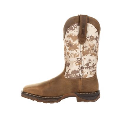 Image showing  Maverick XP Waterproof Western Work Boots, Steel Toe, Desert Camo