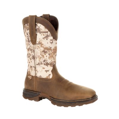 Durango Maverick XP Waterproof Western Work Boots, Steel Toe, Desert Camo