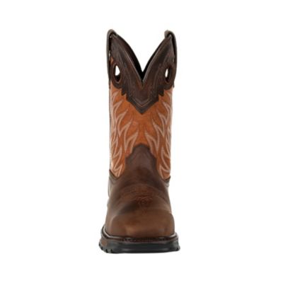 Image showing 3 th Durango Rugged Maverick XP Western Steel Toe Work Boots, Rugged Brown