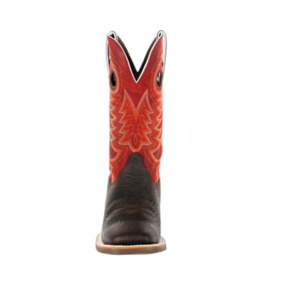 Image showing  Men's Rebel Pro Western Boots, Dark Chestnut and Crimson, DDB0222