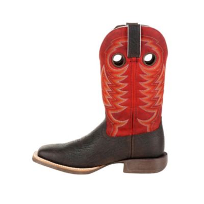 Image showing 6 th Durango Men's Rebel Pro Western Boots, Dark Chestnut and Crimson, DDB0222