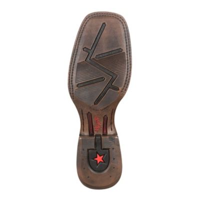 Image showing  Men's Rebel Pro Orange Western Boots, Bay Brown/Monarch Orange