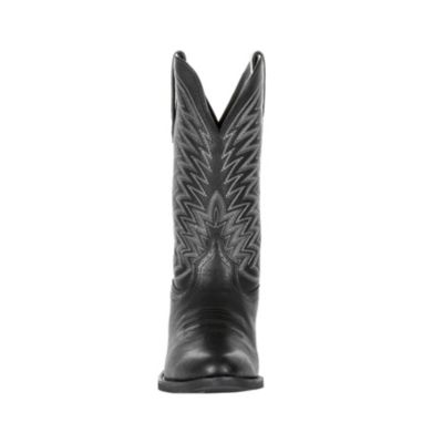 Image showing  Men's Durango Rebel Frontier Full-Grain Leather Western Boots, Black Onyx, 12 in.