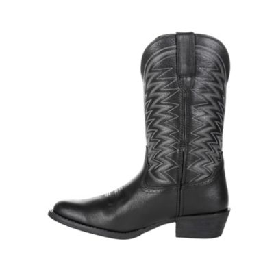 Image showing  Men's Durango Rebel Frontier Full-Grain Leather Western Boots, Black Onyx, 12 in.
