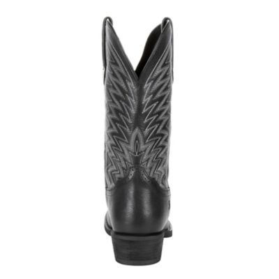 Image showing  Men's Durango Rebel Frontier Full-Grain Leather Western Boots, Black Onyx, 12 in.