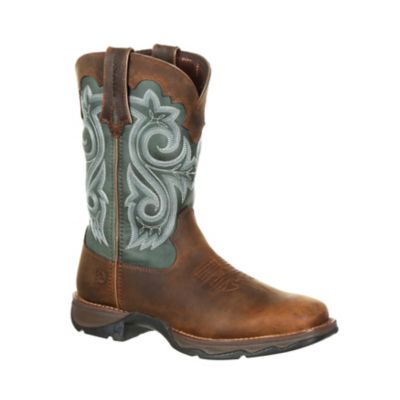 Durango Women's Lady Rebel Waterproof Western Boots, Brown Evergreen