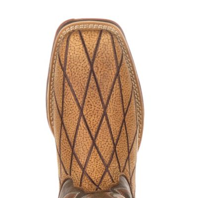 Image showing  Women's Lady Rebel By Durango Patchwork Western Boots, Marbled Tan and Chocolate, DRD0333