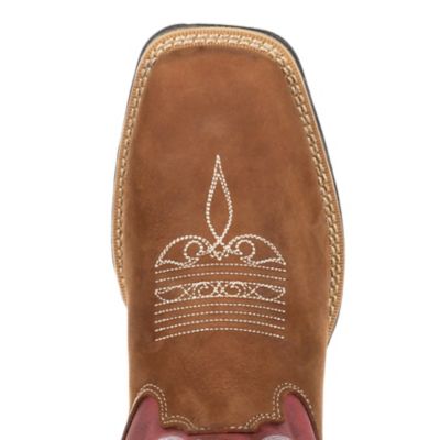 Image showing  Women's Lady Rebel Western Boots, Briar Brown/Rusty Red