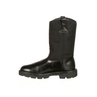 Image showing 4 th Rocky Men's Warden Pull-On Wellington Public Service Boots