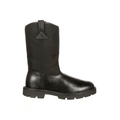 Image showing 6 th Rocky Men's Warden Pull-On Wellington Public Service Boots