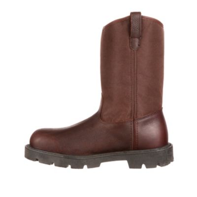 Image showing 6 th Georgia Boot Men's Steel Toe Homeland Waterproof Wellington Boots, 11 in.