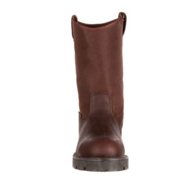 Image showing 3 th Georgia Boot Men's Steel Toe Homeland Waterproof Wellington Boots, 11 in.