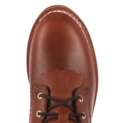 Image showing 2 th Georgia Boot Men's Farm and Ranch Round Toe Lacer Work Boots, 8 in.